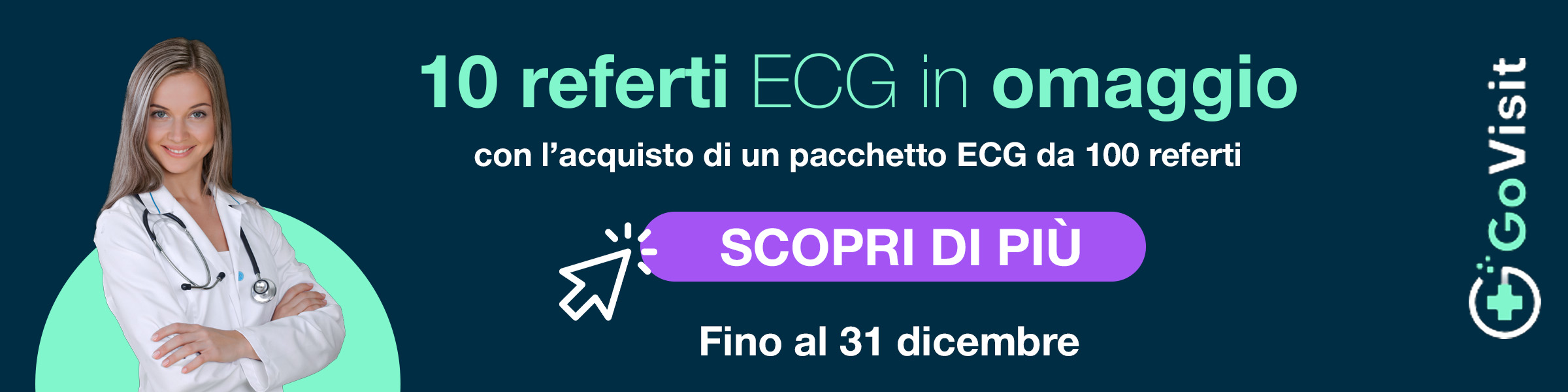 10 referti omaggio GoVisit ECG fast