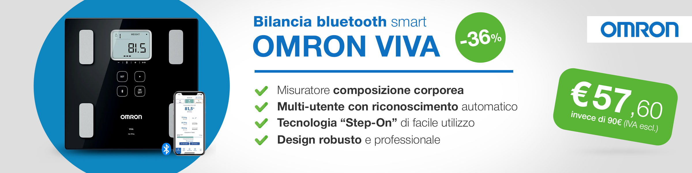 Bilancia Omron Viva