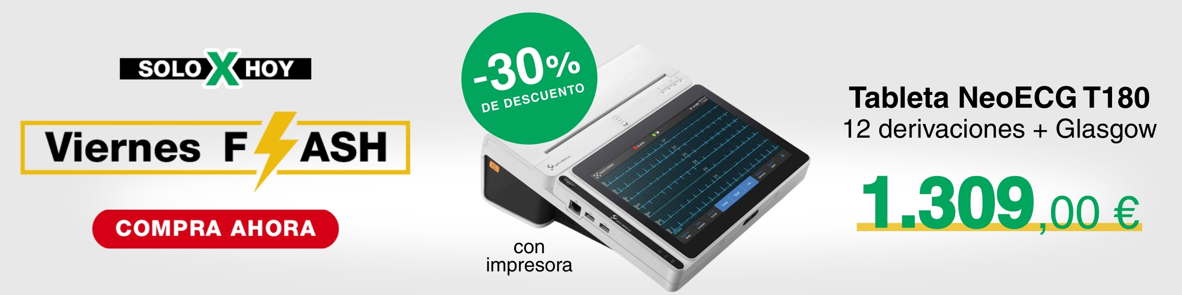 NeoECG T180 Tableta ECG