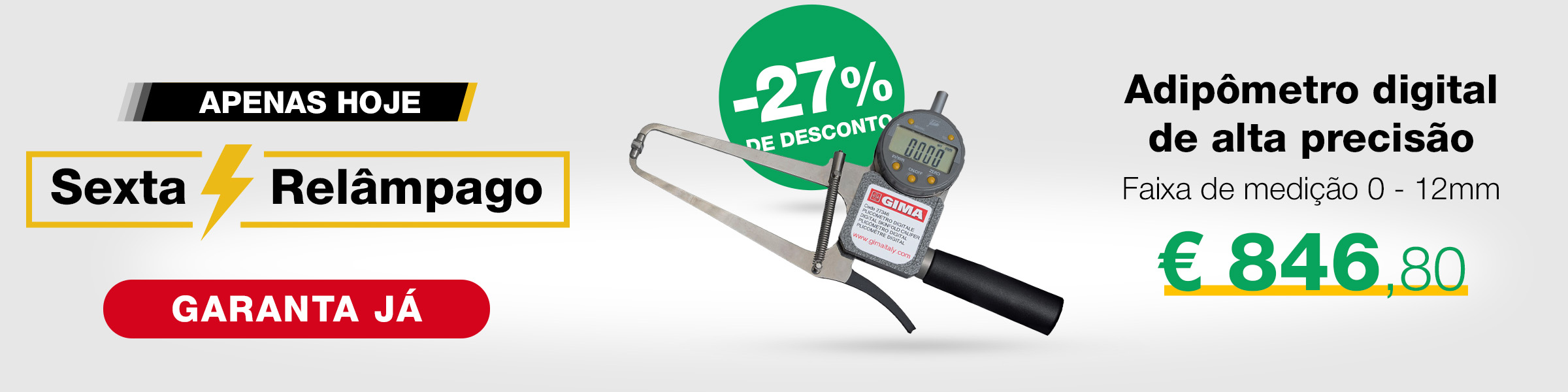 Sexta relampago - Adipômetro digital