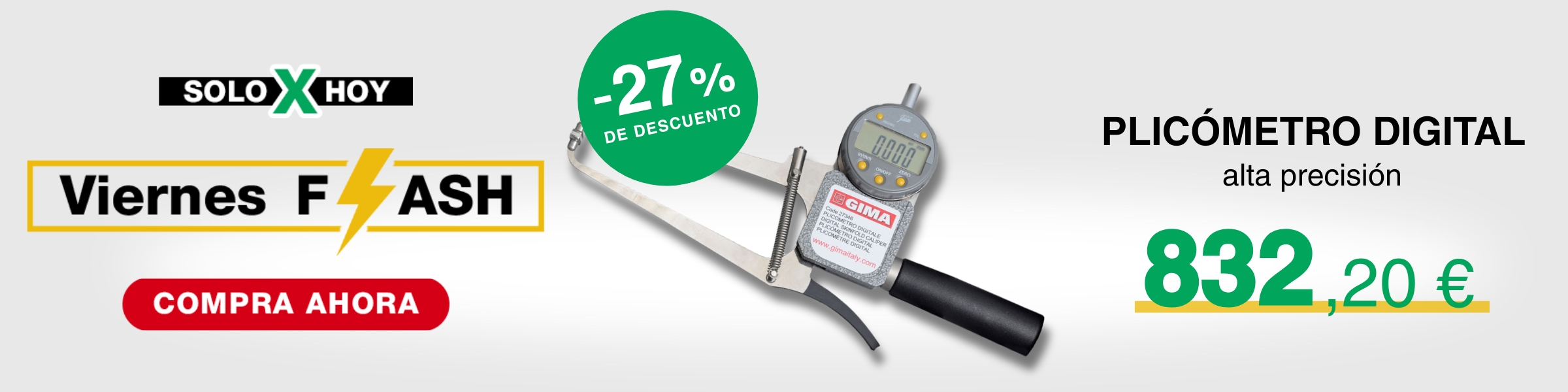 Plicómetro Digital VF