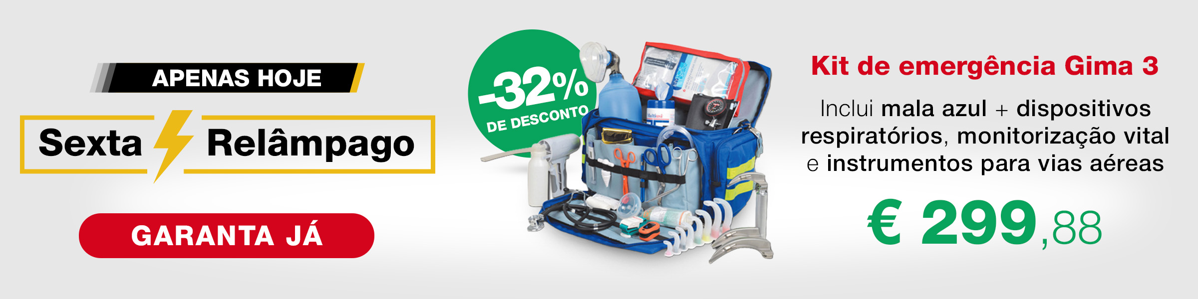 Sexta relampago - Kit de emergência Gima 3