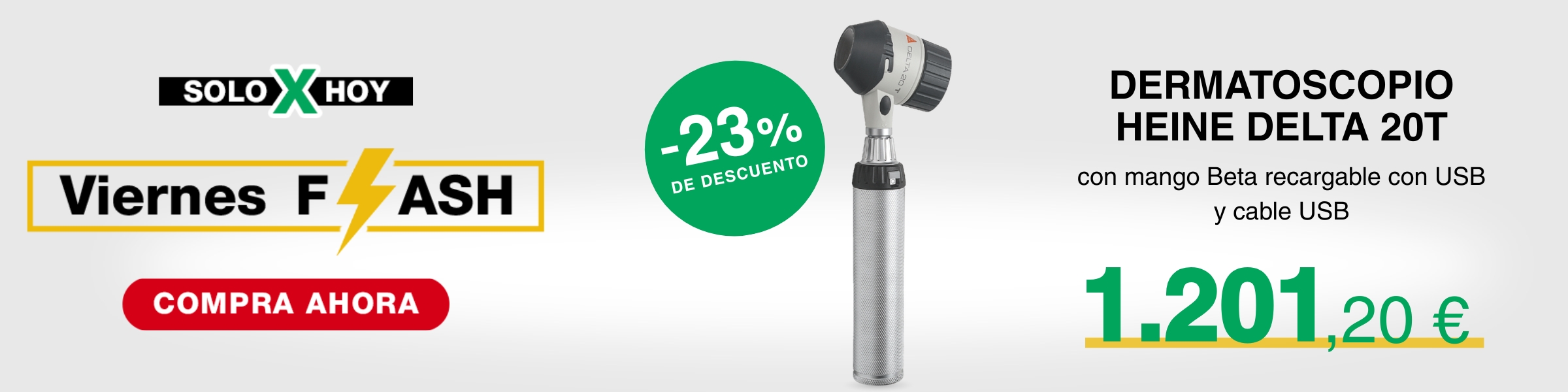 VF Dermatoscopio Heine Delta 20® T