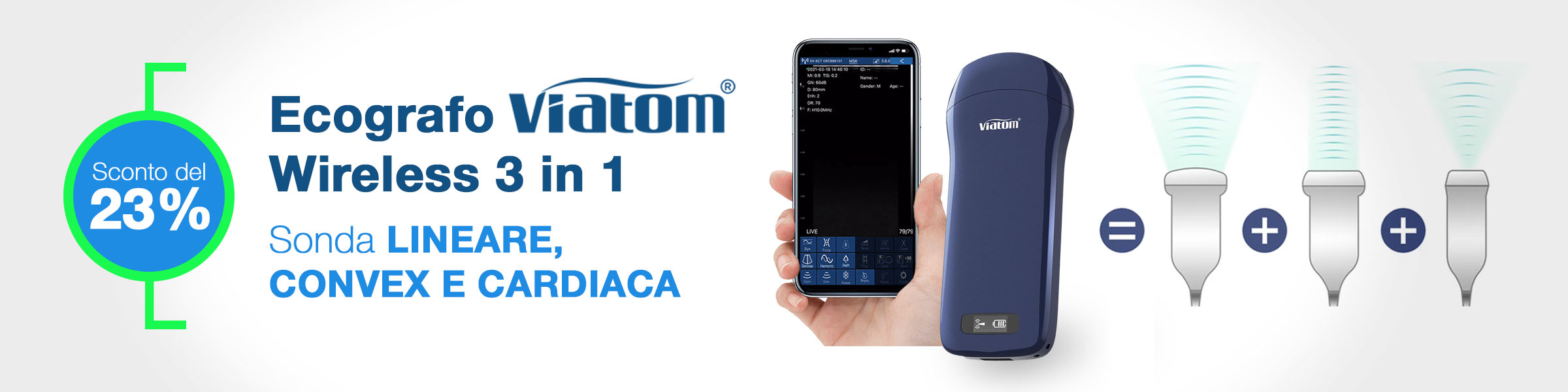 Viatom 3 in 1 ecografo portatile