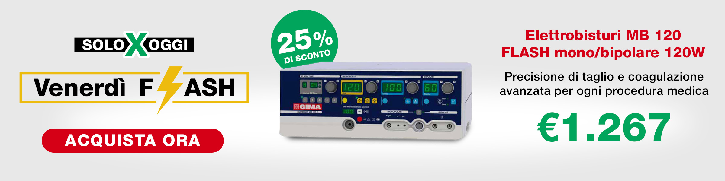 Venerdi flash Elettrobisturi MB 120 FLASH