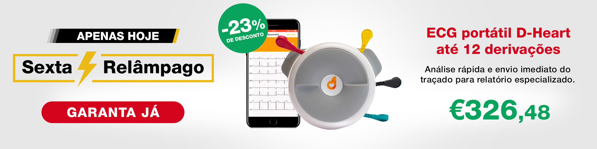 Sexta relampago ECG D-HEART oferta