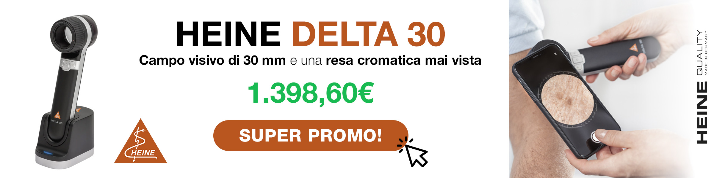 Dermatoscopio Heine Delta 30