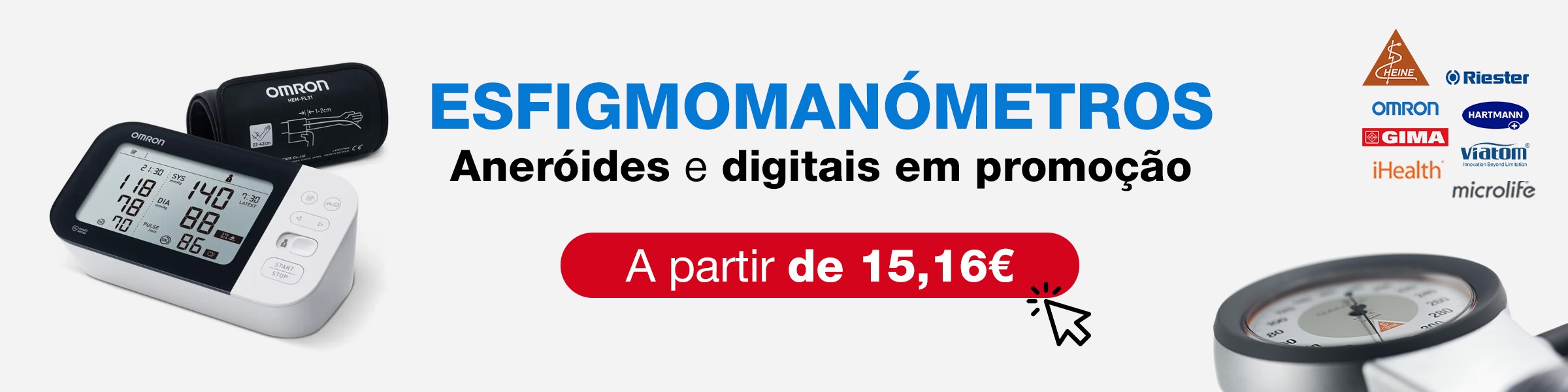Esfigmomanómetros - medidores pressão arterial em ofertas