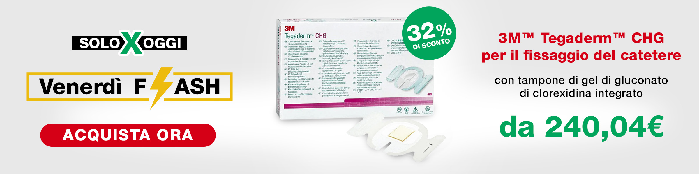 Venerdi flash 3M™ Tegaderm™ CHG