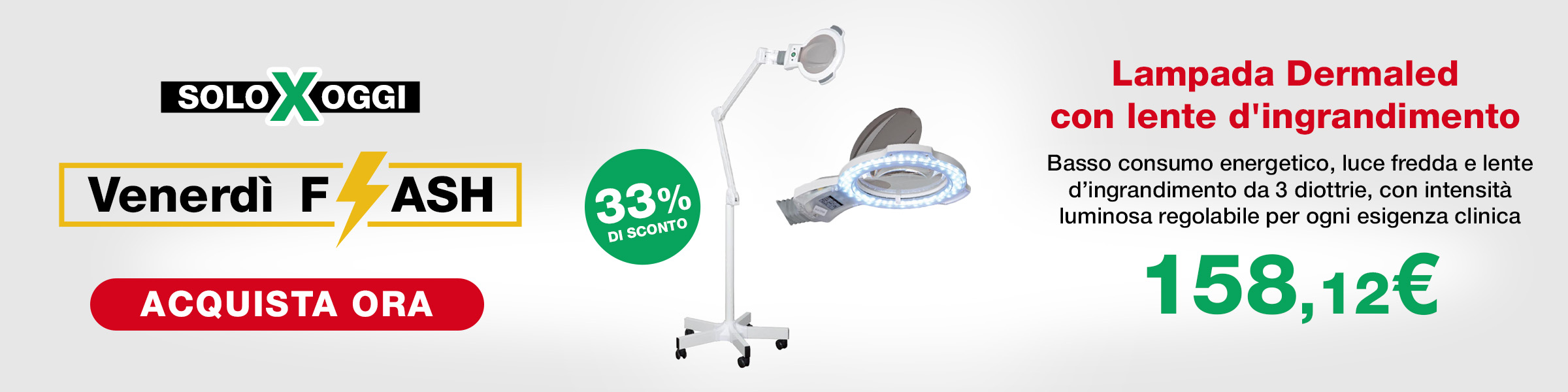 Venerdi Flash Lampada Dermaled in offerta