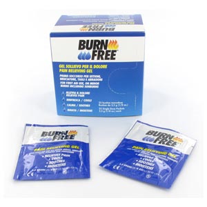 Gel antidouleur BurnFree pour les brûlures en sachets de 3,5 g - 20 pièces