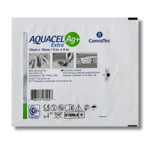 Aquacel Ag+ Extra Medicazione con ioni argento 10x10 cm