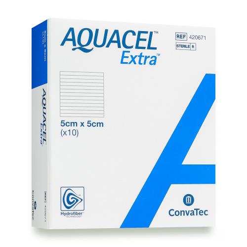 Aquacel Extra Medicazione in Hydrofiber con fibra rinforzata