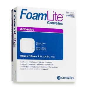 Foam Lite Medicazione sottile in schiuma di poliuretano con adesivo in silicone microforato 