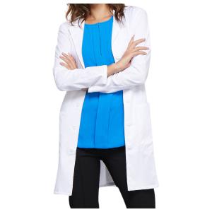 femme Cherokee Lab Coat blanc avec boutons