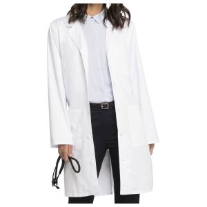 Cherokee Lab Coat bianco unisex con bottoni