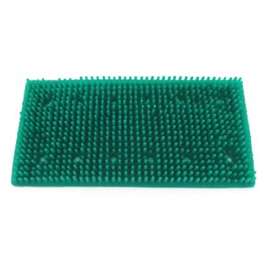 Tapete de borracha 20 × 10 cm para caixas de aço inox e alumínio