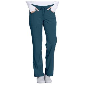 Cherokee Infinity pantalón mujer de tejido antimicrobiano azul caribe - XS