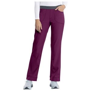 Pantalons femme Cherokee Infinity slim - bordeaux - L
