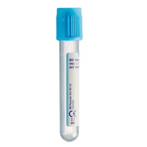 Provetta Vacutainer con sodio citrato BD Hemogard - 2,7 m