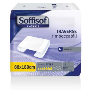 SoffiSof Traverse assorbenti 80x180 EXTRA 7 gocce con ali rimboccabili