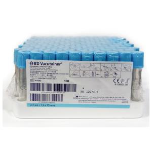 Tubo Vacutainer com citrato de sódio BD Hemogard - 2,7 ml