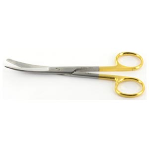 Tesoura curva blunt / C afiadaT- 14,5 cm