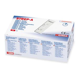 Test rápido Strep A para Estreptococo A - con placa