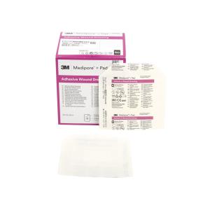3M™ Medipore™ + Pad - 5 x 7 cm, Medicazione sterile in tnt con tampone