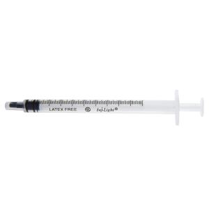 INJ-LIGHT de 1 ml cone luer conc. sem agulha