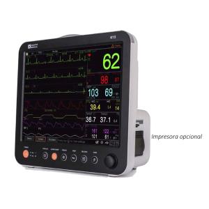 Monitor multiparamétrico GIMA K15 con pantalla táctil - ECG, RESP, TEMP, PANI, SpO2