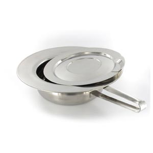 Bassins de lit inox 320 × 85 mm