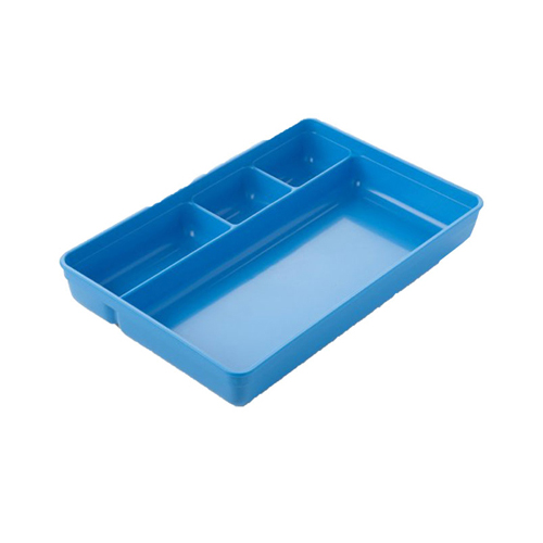 BANDEJAS DE PLASTICO CON COMPARTIMENTOS 28x18cm. MEDICALINE