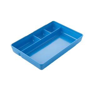 Vassoio sagomato in plastica - 270 × 180 × 41 mm