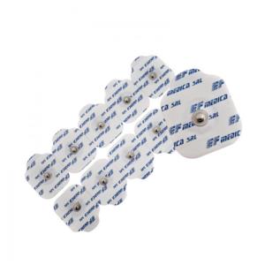 Elettrodi ECG F3240SG a bottone in foam 32×40 mm - Gel Solido