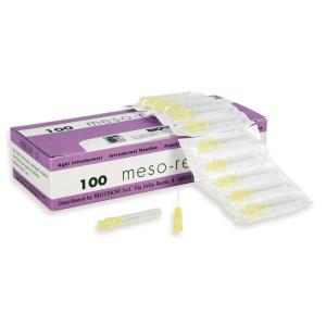Meso-relle luer needles for sclerotherapy/filler 30G 0,30 × 25 mm - yellow