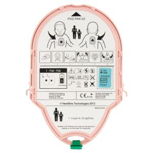 Cartuccia di batteria e piastre originali - per Heartsine Samaritan pediatriche
