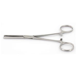 Pinça Kocher recta - 16 cm - 1 x 2 dentes