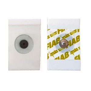 Elettrodi ECG monouso in PE Foam 28×44 mm a bottone - gel solido
