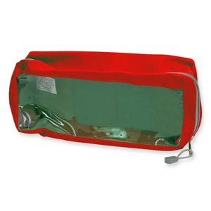 Bolsa pequeña E2 con ventana - Roja