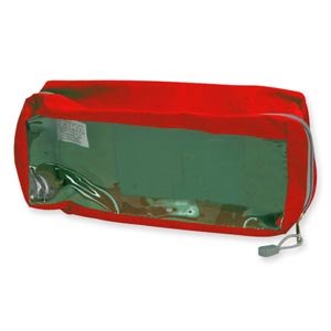 Bolsa E2 com janela - vermelho
