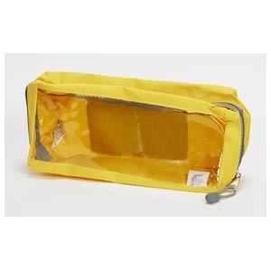 Pochettes avec fermeture velcro - jaune - 28 x 12 x 10 cm