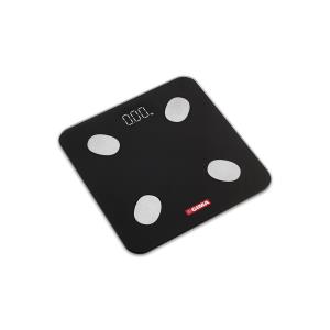 Balança Body Fat GIMAFIT com App Gima e MyPlenity e Bluetooth – preta