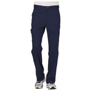 Cherokee Revolution Men mid rise tapered leg trousers in blue navy - M