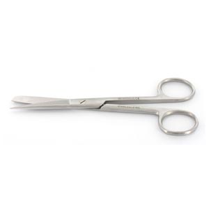 Tesoura recta bico rombo/fino - 14,5 cm