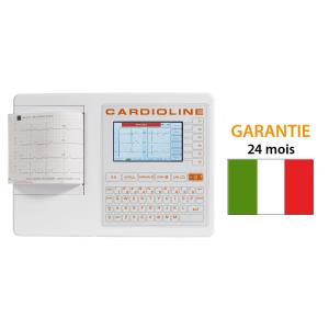 Cardioline ECG 100S électrocardiographe 12 dérivations et 3/6 pistes