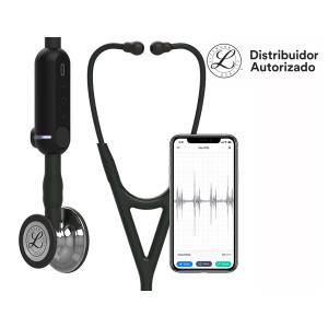 Estetoscópio Littmann CORE Digital 8869 - Preto acabamentos espelho