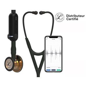 Stéthoscope numérique Littmann CORE 8863 - noire finition cuivre brillante