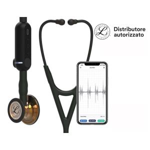 Littmann CORE Digital 8863 Fonendoscopio elettronico - Nero finiture rame brillanti