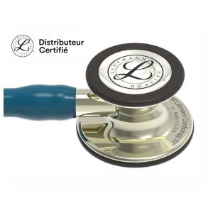 Stéthoscope Littmann Cardiology IV - 6190 - Bleu des Caraïbes finition champagne